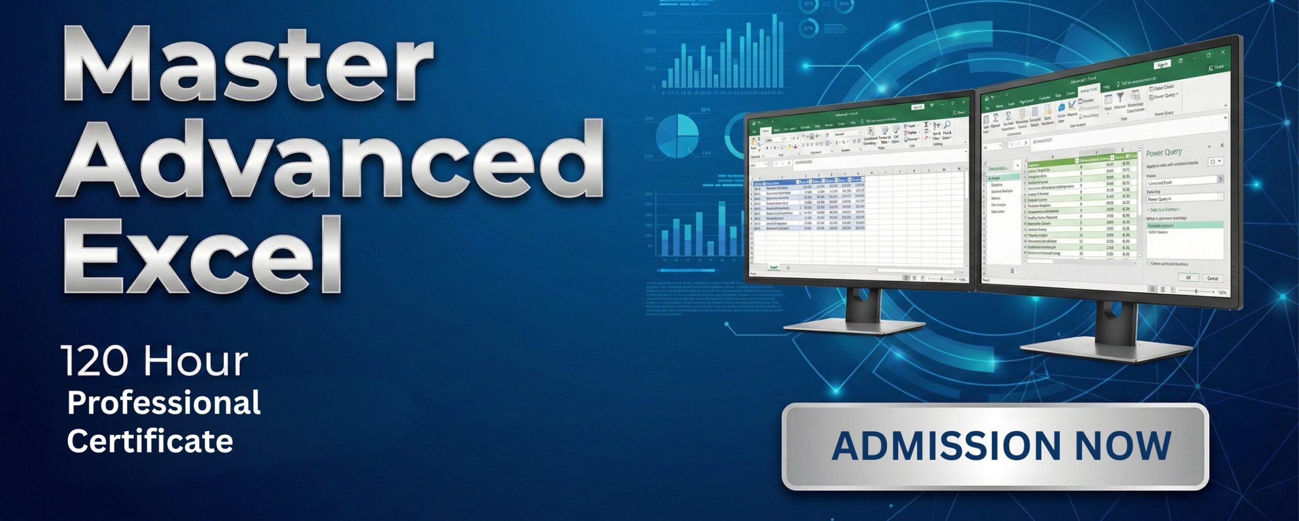 Advanced Excel 120 Hrs